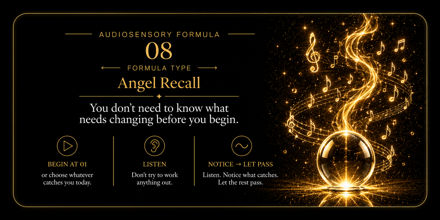 Audiosensory Formula 08: Angel Recall